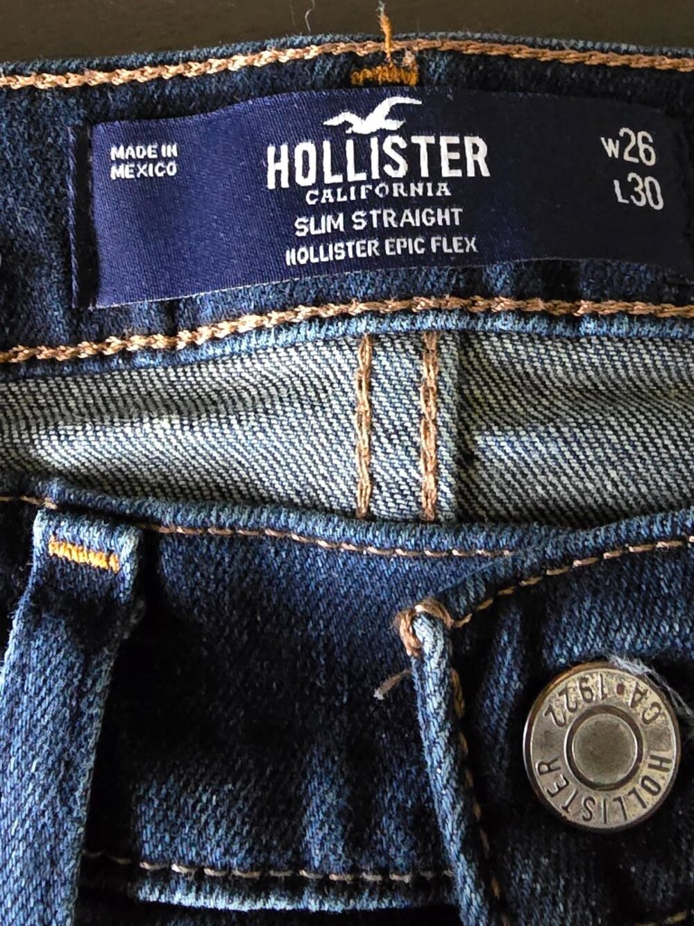 HOLLISTER Advanced Stretch Epic Flex Skinny Jeans | 26x30 | Dark Wash 🔥